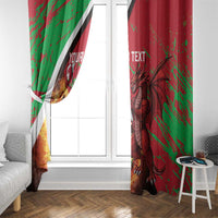 Personalised Wales Darts Window Curtain Welsh Dragon - Grunge Style - Wonder Print Shop