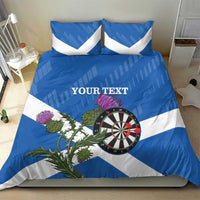 Personalised Scotland Darts Bedding Set Scottish Thistle - Flag Style - Wonder Print Shop