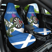 Personalised Scotland Darts Car Seat Cover Scottish Thistle - Flag Style - Wonder Print Shop