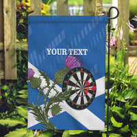 Personalised Scotland Darts Garden Flag Scottish Thistle - Flag Style - Wonder Print Shop