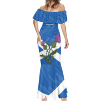 Personalised Scotland Darts Mermaid Dress Scottish Thistle - Flag Style - Wonder Print Shop
