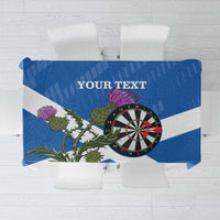 Personalised Scotland Darts Tablecloth Scottish Thistle - Flag Style - Wonder Print Shop