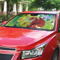 Wales Saint David's Day Auto Sun Shade Dydd Gwyl Dewi Hapus Dragon Daffodil - Wonder Print Shop