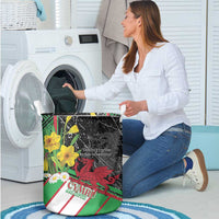 Wales Saint David's Day Laundry Basket Cymru Am Byth Welsh Dragon - Wonder Print Shop