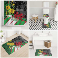 Wales Saint David's Day Bathroom Set Cymru Am Byth Welsh Dragon - Wonder Print Shop