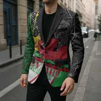 Wales Saint David's Day Blazer Cymru Am Byth Welsh Dragon - Wonder Print Shop