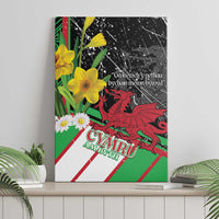 Wales Saint David's Day Canvas Wall Art Cymru Am Byth Welsh Dragon - Wonder Print Shop