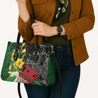 Wales Saint David's Day Leather Bag Cymru Am Byth Welsh Dragon - Wonder Print Shop