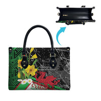 Wales Saint David's Day Leather Bag Cymru Am Byth Welsh Dragon - Wonder Print Shop