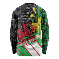 Wales Saint David's Day Long Sleeve Shirt Cymru Am Byth Welsh Dragon - Wonder Print Shop