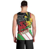 Wales Saint David's Day Men Tank Top Cymru Am Byth Welsh Dragon - Wonder Print Shop