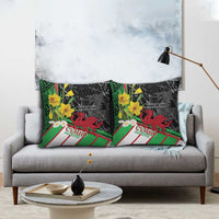 Wales Saint David's Day Pillow Cover Cymru Am Byth Welsh Dragon - Wonder Print Shop