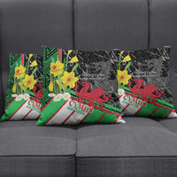 Wales Saint David's Day Pillow Cover Cymru Am Byth Welsh Dragon - Wonder Print Shop