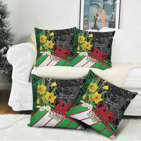 Wales Saint David's Day Pillow Cover Cymru Am Byth Welsh Dragon - Wonder Print Shop