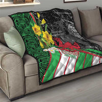Wales Saint David's Day Quilt Cymru Am Byth Welsh Dragon - Wonder Print Shop