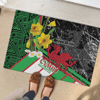 Wales Saint David's Day Rubber Doormat Cymru Am Byth Welsh Dragon - Wonder Print Shop