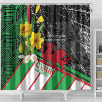 Wales Saint David's Day Shower Curtain Cymru Am Byth Welsh Dragon - Wonder Print Shop