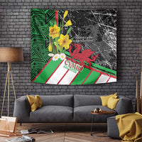 Wales Saint David's Day Tapestry Cymru Am Byth Welsh Dragon - Wonder Print Shop