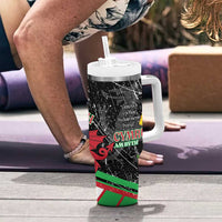 Wales Saint David's Day Tumbler With Handle Cymru Am Byth Welsh Dragon - Wonder Print Shop