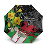 Wales Saint David's Day Umbrella Cymru Am Byth Welsh Dragon - Wonder Print Shop
