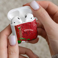 Wales Football Custom AirPods Case 2026 Come On Cymru Grunge Style - Wonder Print Shop