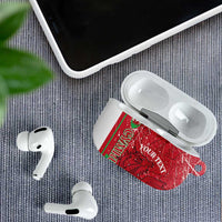 Wales Football Custom AirPods Case 2026 Come On Cymru Grunge Style - Wonder Print Shop