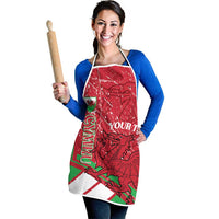 Wales Football Custom Apron 2026 Come On Cymru Grunge Style - Wonder Print Shop