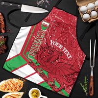Wales Football Custom Apron 2026 Come On Cymru Grunge Style - Wonder Print Shop