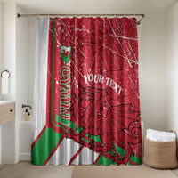 Wales Football Custom Bathroom Set 2026 Come On Cymru Grunge Style - Wonder Print Shop