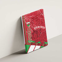 Wales Football Custom Canvas Wall Art 2026 Come On Cymru Grunge Style - Wonder Print Shop