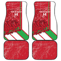 Wales Football Custom Car Mats 2026 Come On Cymru Grunge Style - Wonder Print Shop