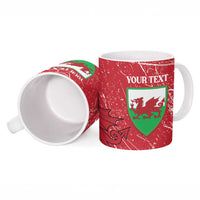 Wales Football Custom Ceramic Mug 2026 Come On Cymru Grunge Style - Wonder Print Shop