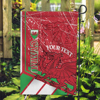 Wales Football Custom Garden Flag 2026 Come On Cymru Grunge Style - Wonder Print Shop