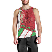 Wales Football Custom Men Tank Top 2026 Come On Cymru Grunge Style - Wonder Print Shop