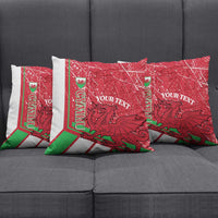 Wales Football Custom Pillow Cover 2026 Come On Cymru Grunge Style - Wonder Print Shop