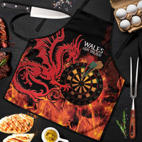 Wales Darts Apron Cymru Dragon Gem Ymlaen Flaming Vibes - Wonder Print Shop