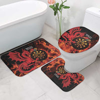 Wales Darts Bathroom Set Cymru Dragon Gem Ymlaen Flaming Vibes - Wonder Print Shop
