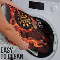 Wales Darts Bathroom Set Cymru Dragon Gem Ymlaen Flaming Vibes - Wonder Print Shop