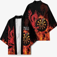Wales Darts Kimono Cymru Dragon Gem Ymlaen Flaming Vibes - Wonder Print Shop