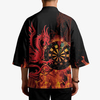 Wales Darts Kimono Cymru Dragon Gem Ymlaen Flaming Vibes - Wonder Print Shop