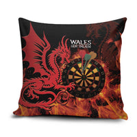 Wales Darts Pillow Cover Cymru Dragon Gem Ymlaen Flaming Vibes - Wonder Print Shop