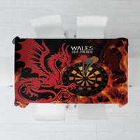 Wales Darts Tablecloth Cymru Dragon Gem Ymlaen Flaming Vibes - Wonder Print Shop