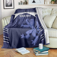 Scotland Football Custom Blanket 2026 Come On Scottish Dragon Thistle - Wonder Print Shop