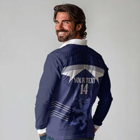 Scotland Football Custom Long Sleeve Polo Shirt 2026 Come On Scottish Dragon Thistle - Wonder Print Shop