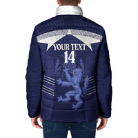 Scotland Football Custom Padded Jacket 2026 Come On Scottish Dragon Thistle - Wonder Print Shop