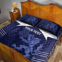 Scotland Football Custom Quilt Bed Set 2026 Come On Scottish Dragon Thistle - Wonder Print Shop