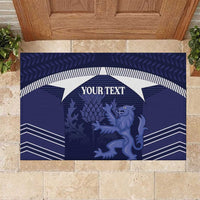 Scotland Football Custom Rubber Doormat 2026 Come On Scottish Dragon Thistle - Wonder Print Shop