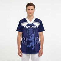 Scotland Football Custom Scrub Top 2026 Come On Scottish Dragon Thistle - Wonder Print Shop