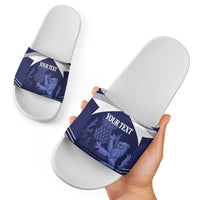Scotland Football Custom Slide Sandals 2026 Come On Scottish Dragon Thistle - Wonder Print Shop
