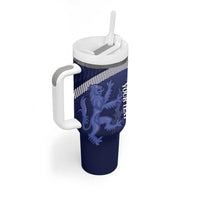 Scotland Football Custom Tumbler With Handle 2026 Come On Scottish Dragon Thistle - Wonder Print Shop